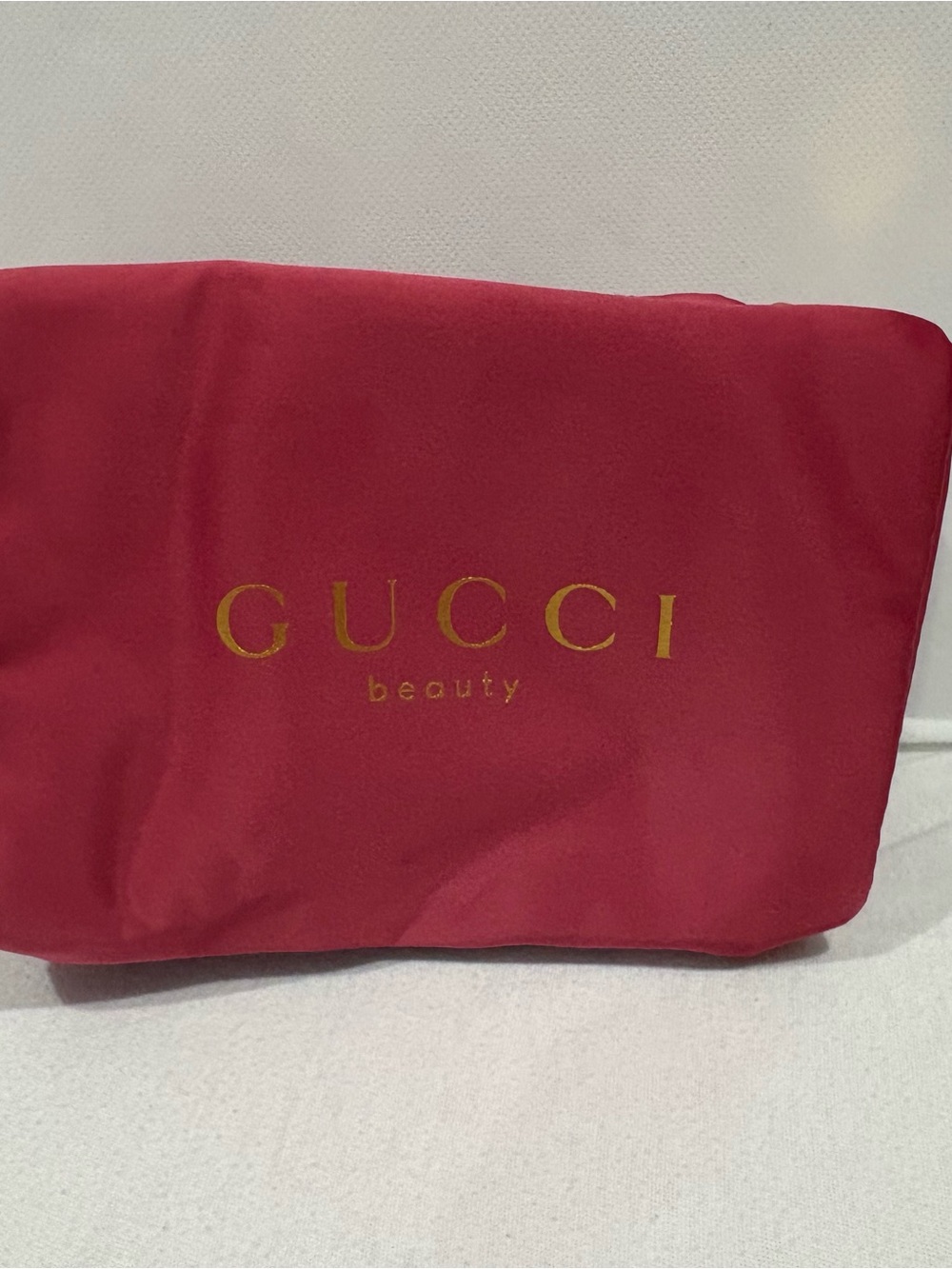 Gucci Beauty Red Cosmetic Pouch